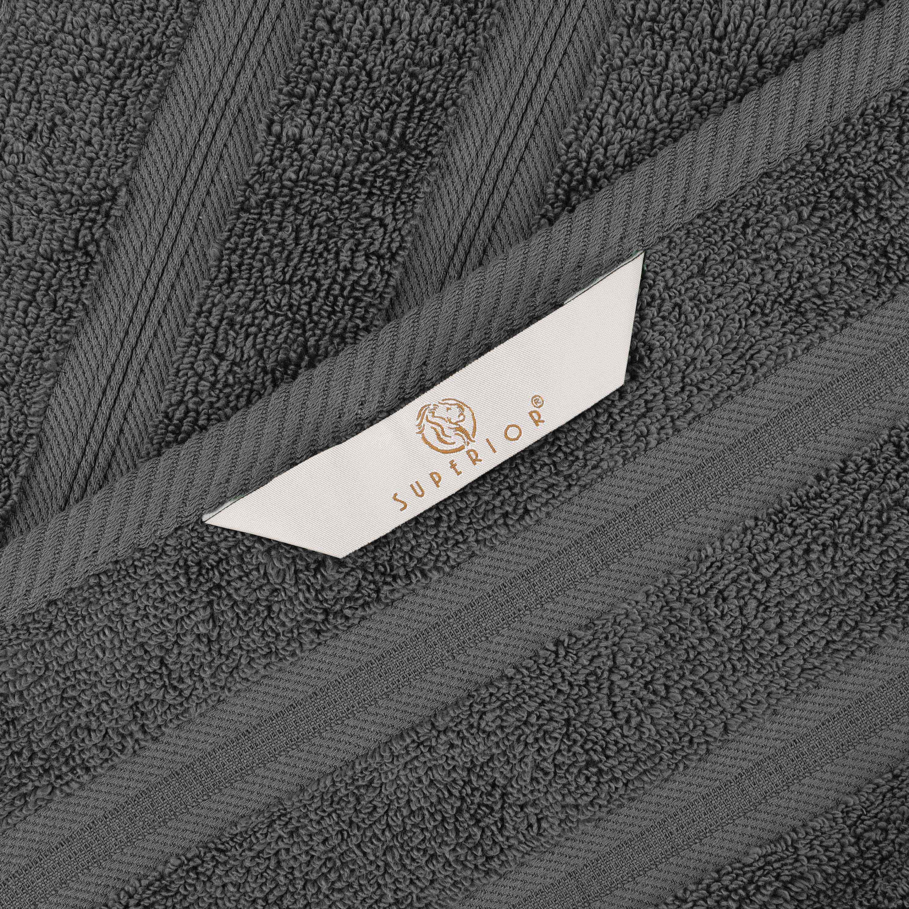 Smart Dry Zero Twist Cotton Medium Weight 8 Piece Assorted Towel Set - Towel Set by Superior Brand