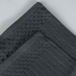 Cotton Ribbed Textured Bath Sheet & Towel Set 4-Piece - Soho - Towel Set by Superior Brand