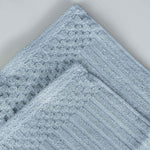 Cotton Ribbed Textured Bath Sheet & Towel Set 4-Piece - Soho - Towel Set by Superior Brand