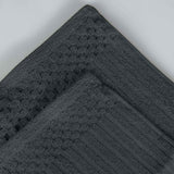Soho Cotton Ribbed Textured Absorbent Hand and Bath Towel Set - Towel Set by Superior Brand