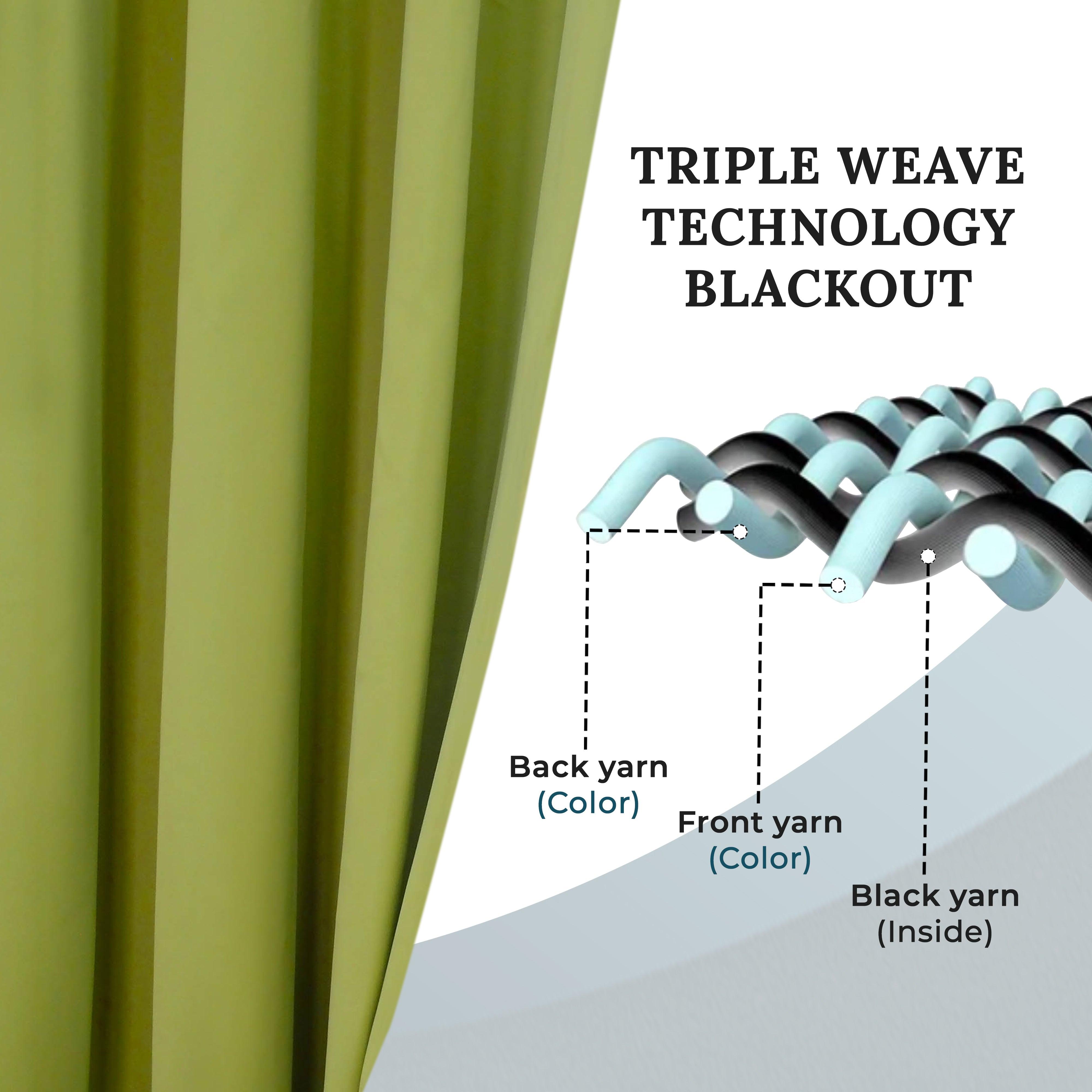 Solid Machine Washable Room Darkening Blackout Curtains, Set of 2 - Blackout Curtains by Superior Brand