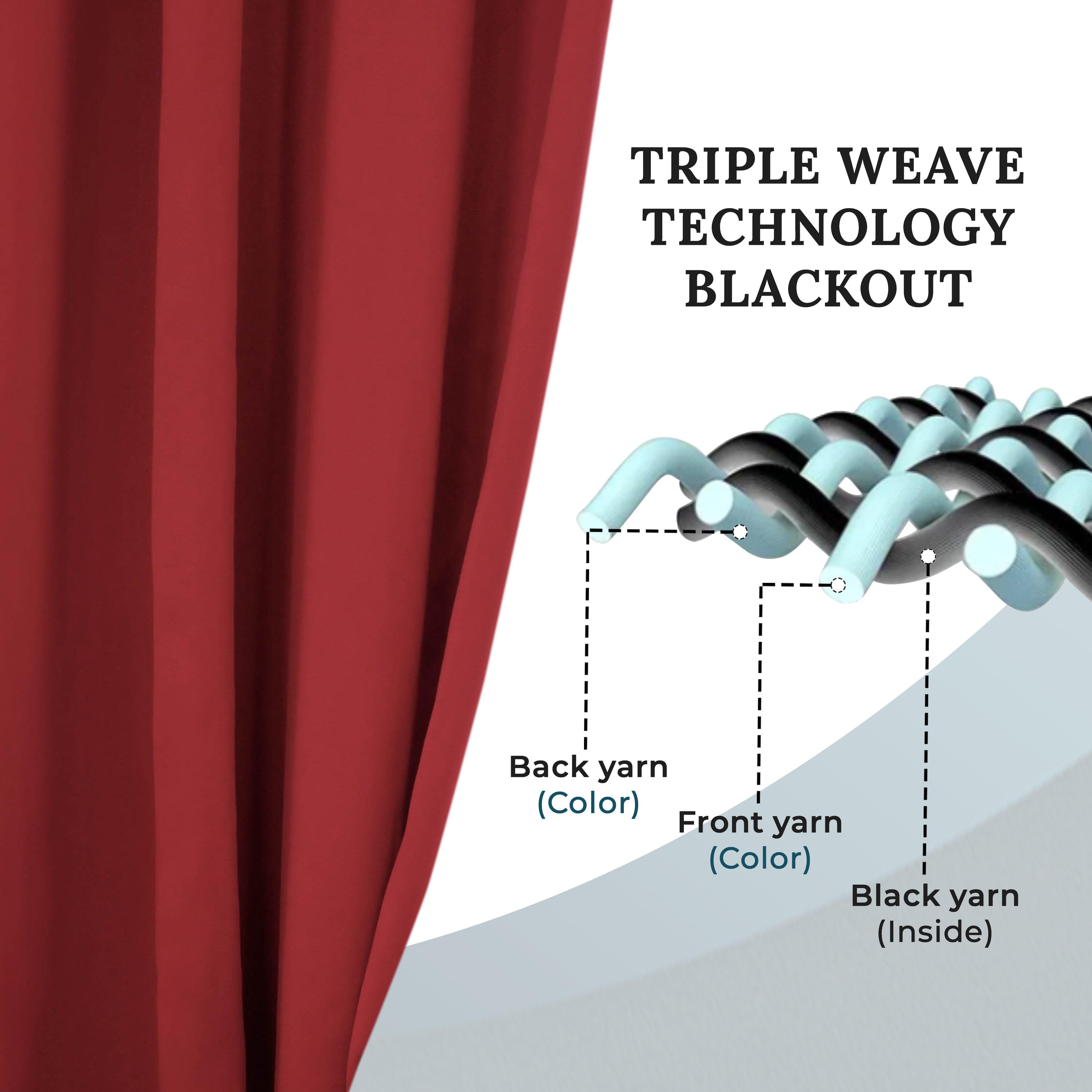 Solid Machine Washable Room Darkening Blackout Curtains, Set of 2 - Blackout Curtains by Superior Brand