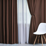 Solid Machine Washable Room Darkening Blackout Curtains, Set of 2 - Blackout Curtains by Superior Brand