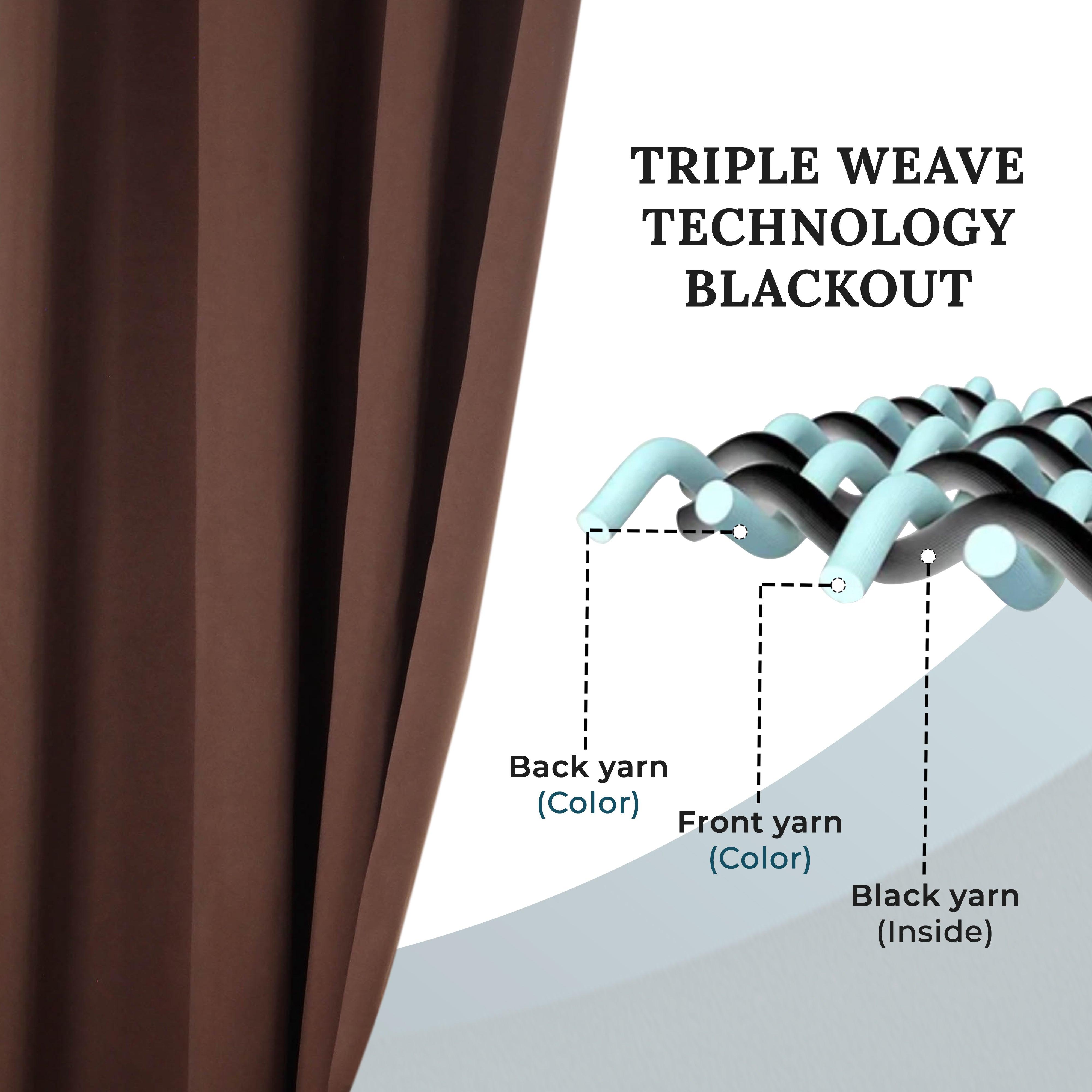 Solid Machine Washable Room Darkening Blackout Curtains, Set of 2 - Blackout Curtains by Superior Brand