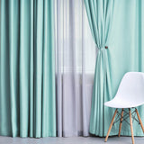 Solid Machine Washable Room Darkening Blackout Curtains, Set of 2 - Blackout Curtains by Superior Brand