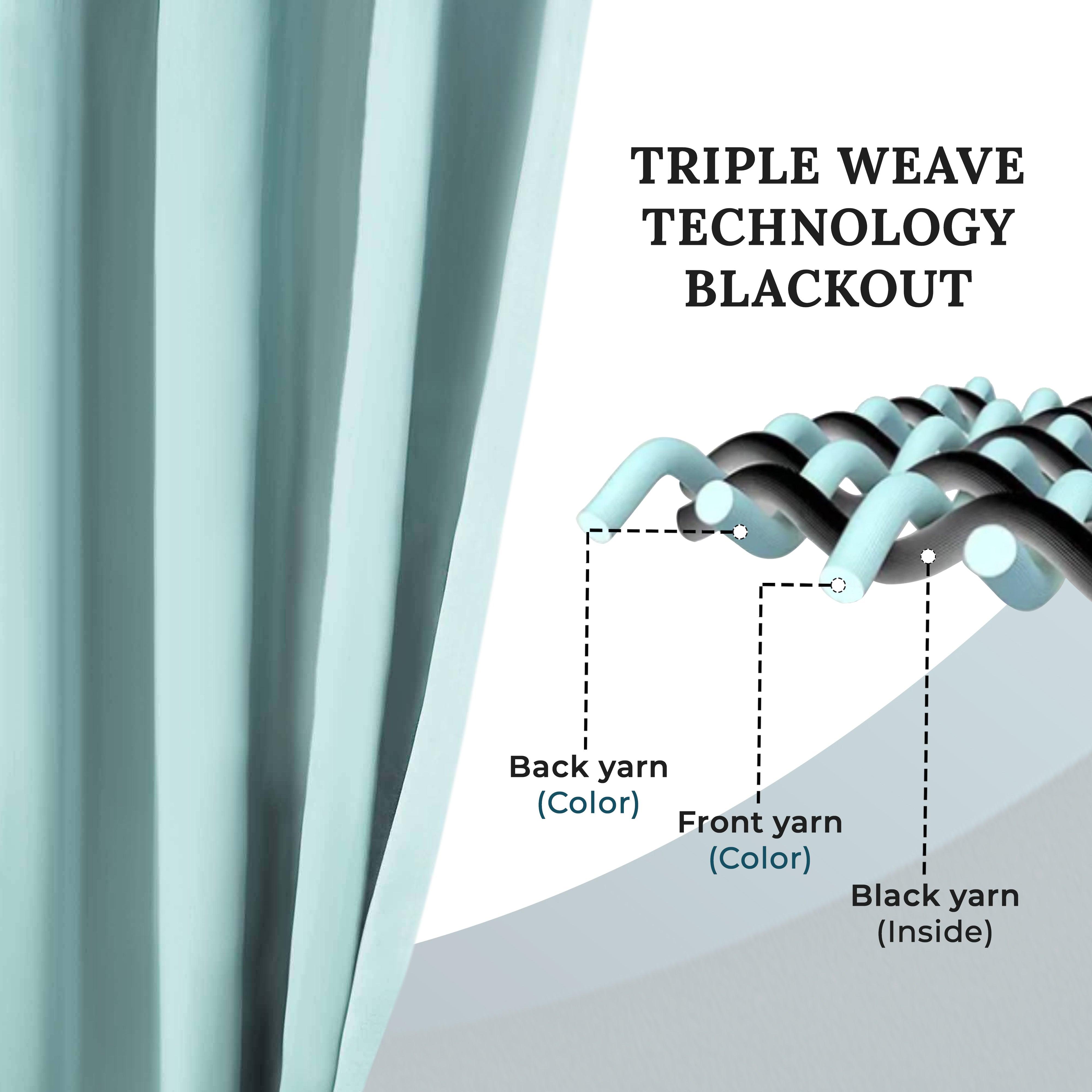 Solid Machine Washable Room Darkening Blackout Curtains, Set of 2 - Blackout Curtains by Superior Brand