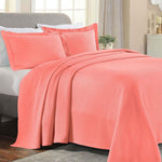 Lightweight Cotton Bedspread Sets 3-Piece Diamond Jacquard Matelassé - Bedspread by Superior Brand