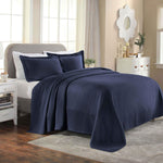 Lightweight Cotton Bedspread Sets 3-Piece Diamond Jacquard Matelassé - Bedspread by Superior Brand