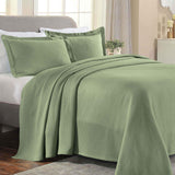 Lightweight Cotton Bedspread Sets 3-Piece Diamond Jacquard Matelassé - Bedspread by Superior Brand