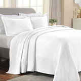 Lightweight Cotton Bedspread Sets 3-Piece Diamond Jacquard Matelassé - Bedspread by Superior Brand