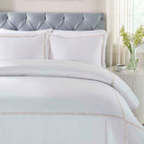 100% Cotton Two-Line Embroidered Duvet Cover Set - Duvet Cover Set by Superior Brand
