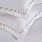 100% Cotton Two-Line Embroidered Duvet Cover Set - Duvet Cover Set by Superior Brand