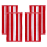 Striped Oversized Cotton Beach Towel Set of 2, 4, or 6 Piece - Beach Towel by Superior Brand
