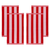 Striped Oversized Cotton Beach Towel Set of 2, 4, or 6 Piece - Beach Towel by Superior Brand