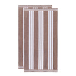 Striped Oversized Cotton Beach Towel Set of 2, 4, or 6 Piece - Beach Towel by Superior Brand