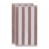 Striped Oversized Cotton Beach Towel Set of 2, 4, or 6 Piece - Beach Towel by Superior Brand
