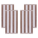 Striped Oversized Cotton Beach Towel Set of 2, 4, or 6 Piece - Beach Towel by Superior Brand