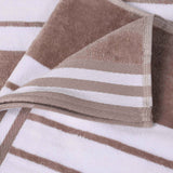 Striped Oversized Cotton Beach Towel Set of 2, 4, or 6 Piece - Beach Towel by Superior Brand