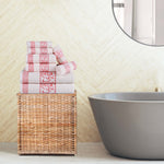 Superior Athens Cotton Greek Key Trim 8 Piece Towel Set - Towel Set by Superior Brand