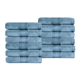 Superior Premium Turkish Cotton 12-Piece Face Towel Set - Face Towel Set by Superior Brand