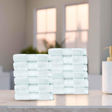 Superior Premium Turkish Cotton 12-Piece Face Towel Set - Face Towel Set by Superior Brand