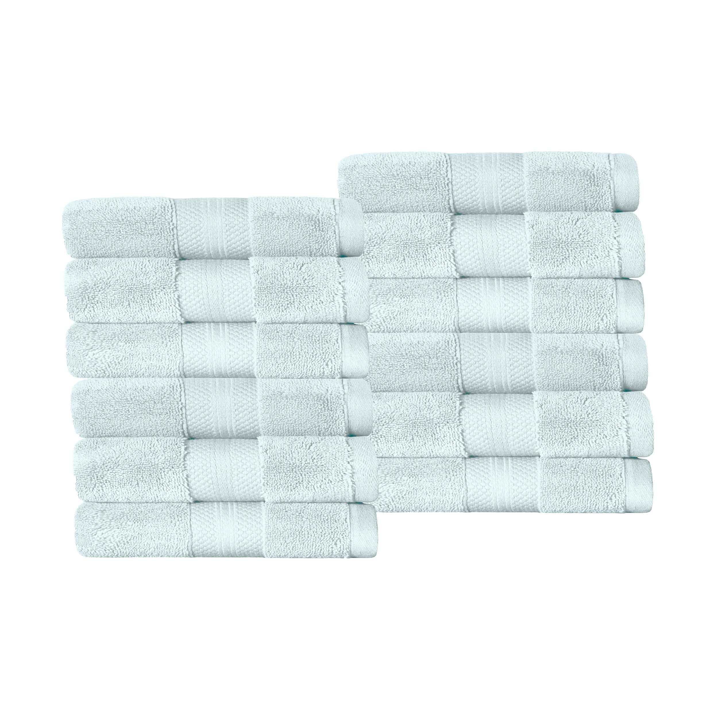 Superior Premium Turkish Cotton 12-Piece Face Towel Set - Face Towel Set by Superior Brand