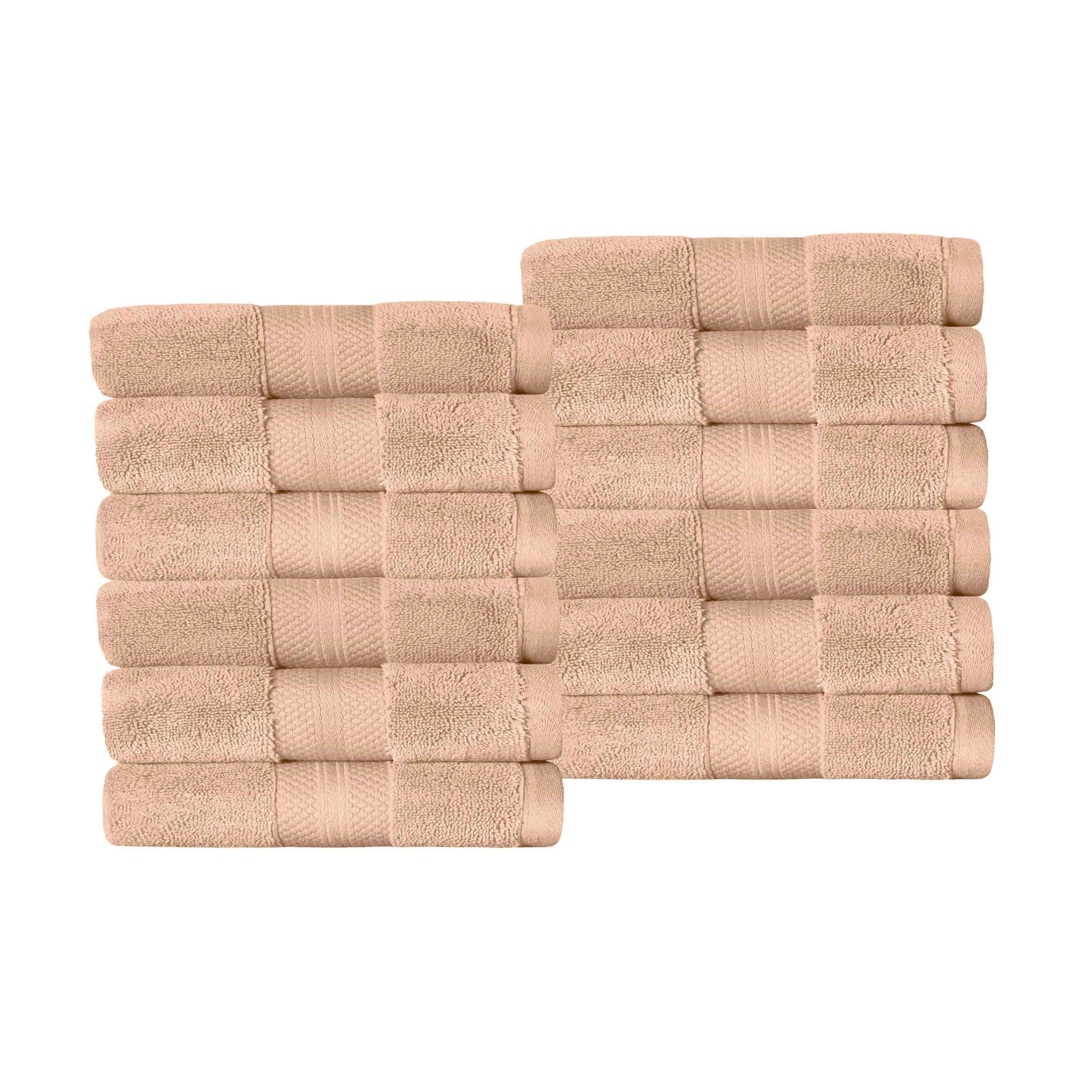 Superior Premium Turkish Cotton 12-Piece Face Towel Set - Face Towel Set by Superior Brand