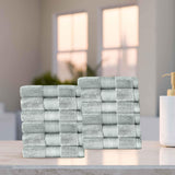 Superior Premium Turkish Cotton 12-Piece Face Towel Set - Face Towel Set by Superior Brand