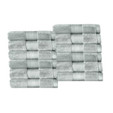 Superior Premium Turkish Cotton 12-Piece Face Towel Set - Face Towel Set by Superior Brand