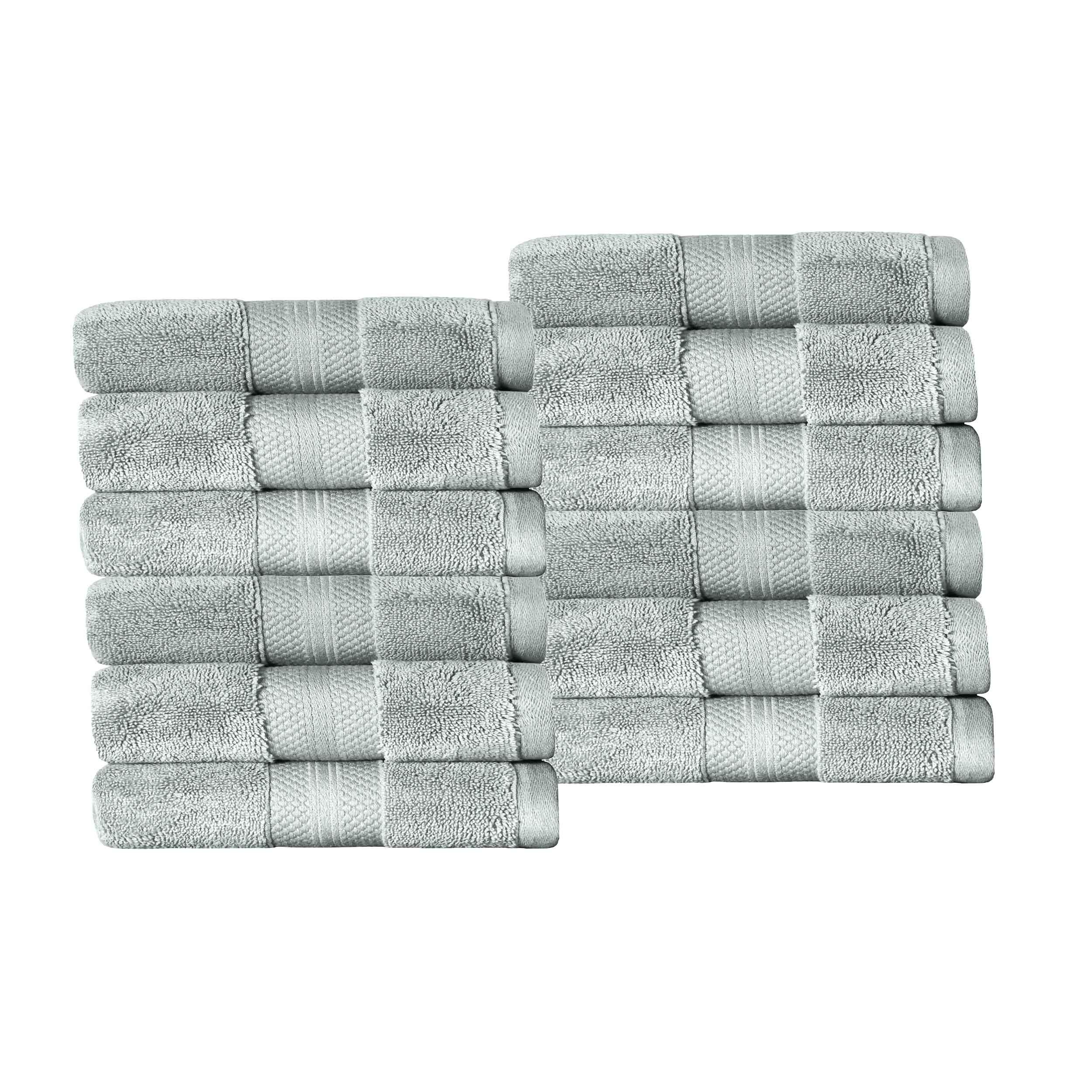 Superior Premium Turkish Cotton 12-Piece Face Towel Set - Face Towel Set by Superior Brand
