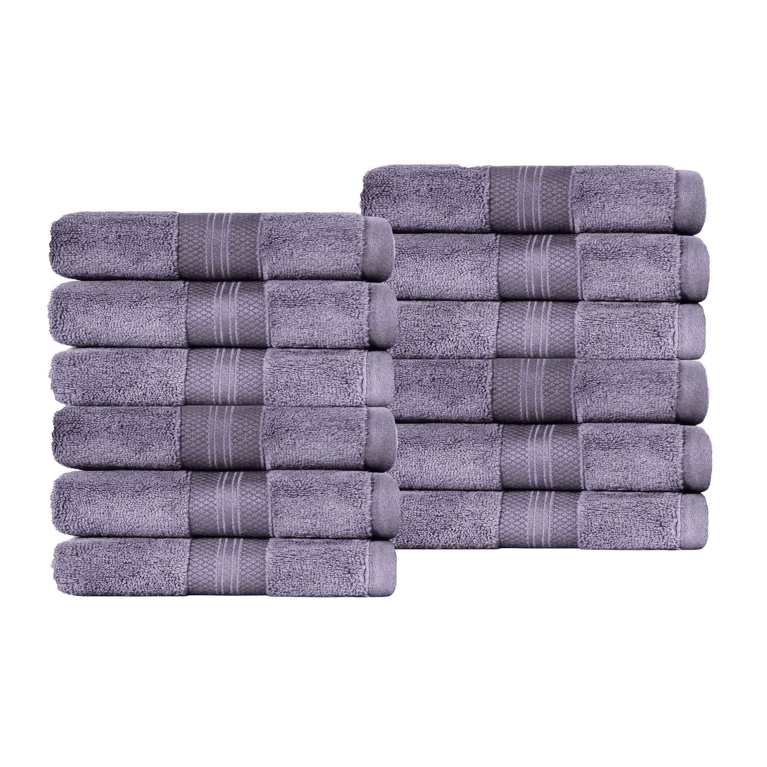 Superior Premium Turkish Cotton 12-Piece Face Towel Set - Face Towel Set by Superior Brand