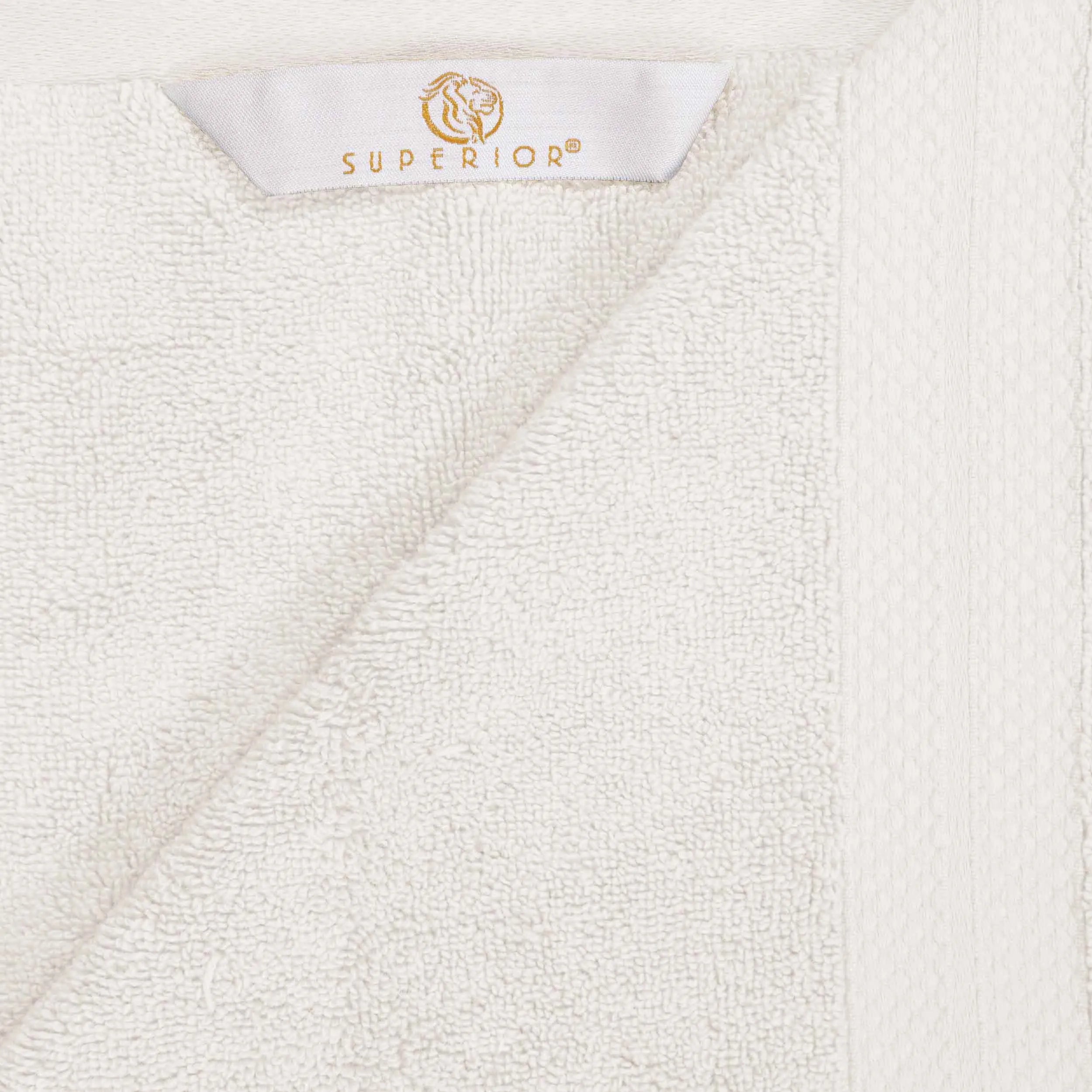 Turkish Cotton Towel Set 12-Piece Aria Plush Solid - Towel Set by Superior Brand