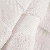 Turkish Cotton Towel Set 12-Piece Aria Plush Solid - Towel Set by Superior Brand