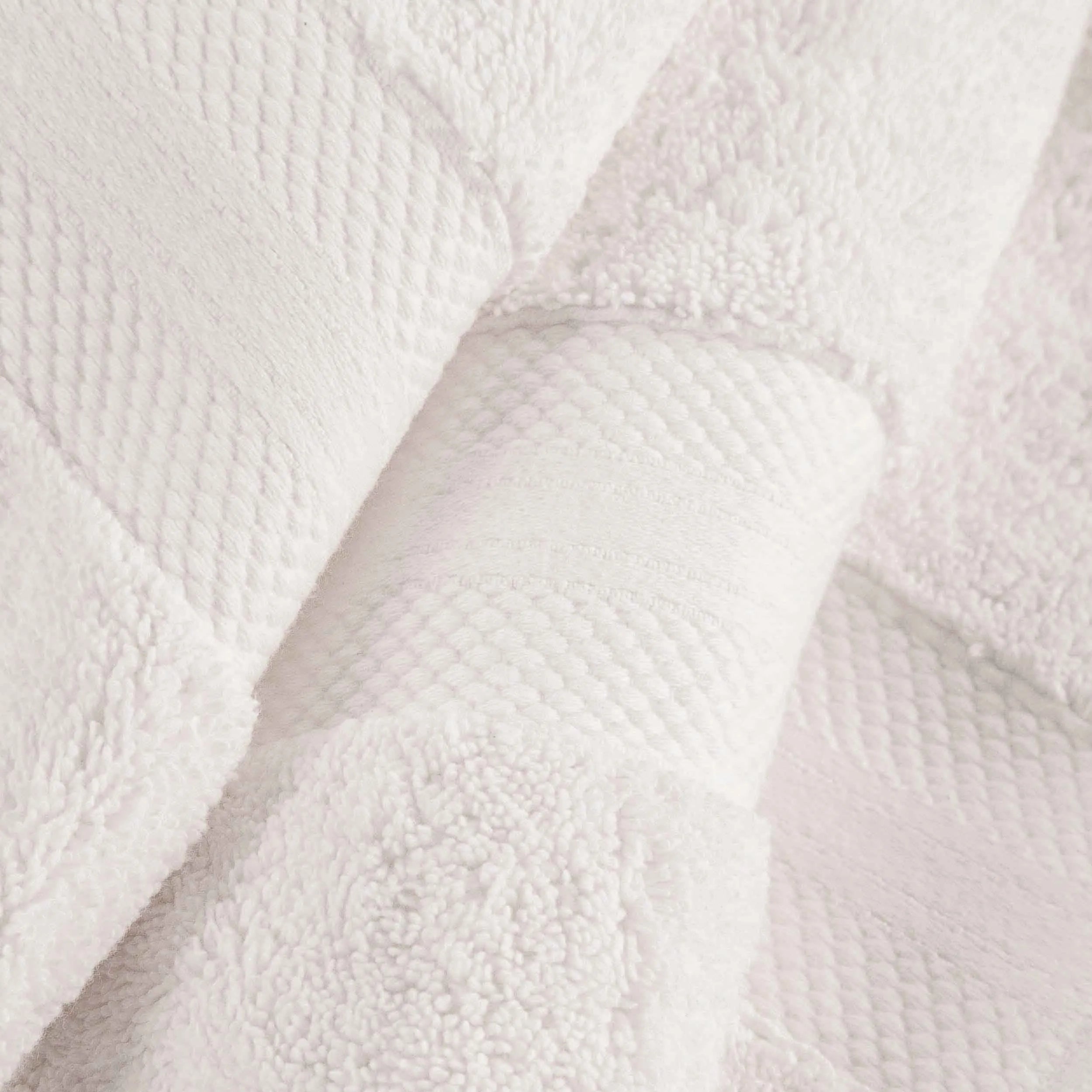 Turkish Cotton Towel Set 12-Piece Aria Plush Solid - Towel Set by Superior Brand