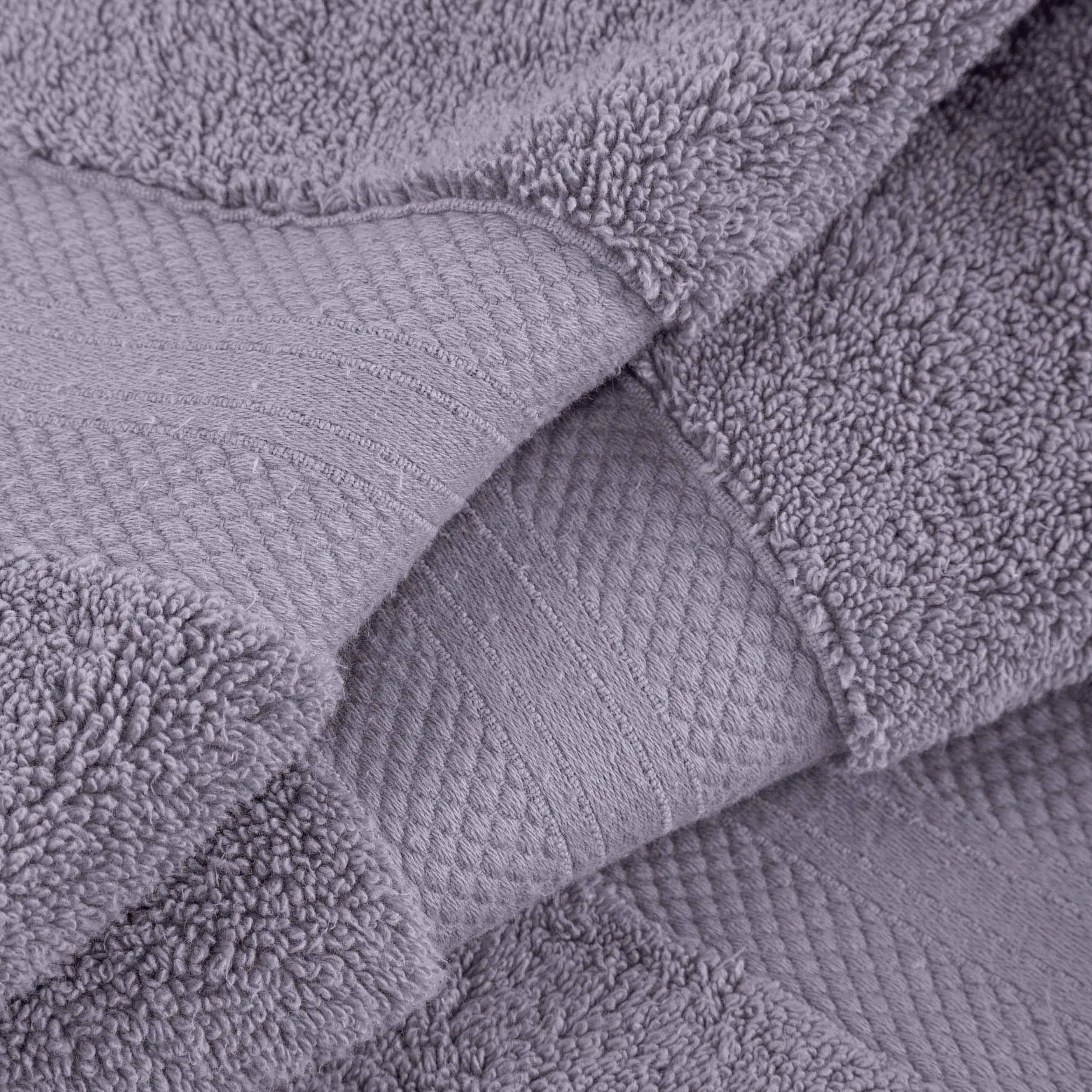 Turkish Cotton Towel Set 12-Piece Aria Plush Solid - Towel Set by Superior Brand