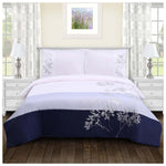 100% Cotton Sydney Floral Damask Duvet Cover Set - Duvet Cover Set by Superior Brand