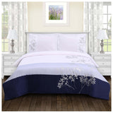 100% Cotton Sydney Floral Damask Duvet Cover Set - Duvet Cover Set by Superior Brand