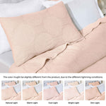 Tanta Cotton Medium Weight Textured Modern Circles Woven Coverlet - Coverlet by Superior Brand