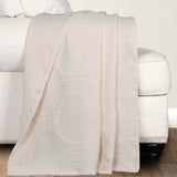 Tanta Cotton Medium Weight Textured Modern Circles Woven Coverlet - Coverlet by Superior Brand