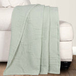 Tanta Cotton Medium Weight Textured Modern Circles Woven Coverlet - Coverlet by Superior Brand