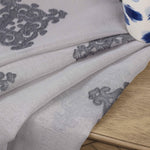 Traditional Embroidered Damask Sheer Grommet Curtain Panel Set - Sheer Curtains by Superior Brand