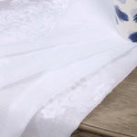 Traditional Embroidered Damask Sheer Grommet Curtain Panel Set - Sheer Curtains by Superior Brand