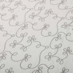 Traditional Embroidered Scroll Sheer Grommet Curtain Panel Set - Sheer Curtains by Superior Brand