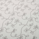 Traditional Embroidered Scroll Sheer Grommet Curtain Panel Set - Sheer Curtains by Superior Brand