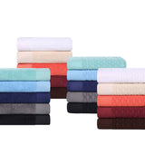 Turkish Cotton Jacquard Herringbone and Solid 4 Piece Bath Towel Set - Bath Towel by Superior Brand