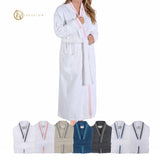 Turkish Cotton Terry Kimono Embroidered Super-Soft Unisex Bathrobe - Bath Robe by Superior Brand