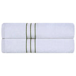Ultra Plush Turkish Cotton Absorbent Solid 2 Piece Bath Sheet Set - Bath Sheet by Superior Brand