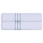 Ultra Plush Turkish Cotton Absorbent Solid 2 Piece Bath Sheet Set - Bath Sheet by Superior Brand