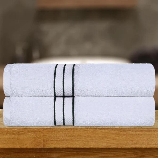 Ultra Plush Turkish Cotton Absorbent Solid 2 Piece Bath Sheet Set - Bath Sheet by Superior Brand