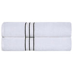 Ultra Plush Turkish Cotton Absorbent Solid 2 Piece Bath Sheet Set - Bath Sheet by Superior Brand